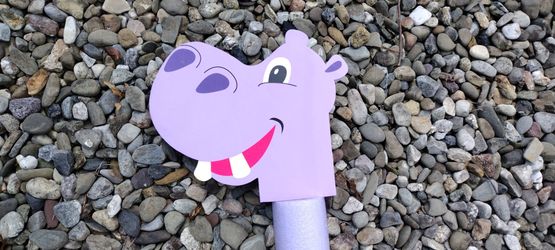 Pool floater - hippo