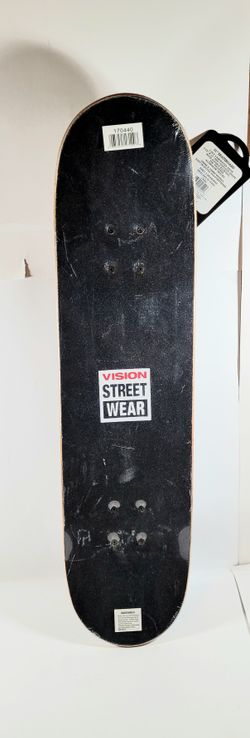 New VISION STREET WEAR Pro Sport Skateboard 31" Double Kicktail ABEC 5 Bearings