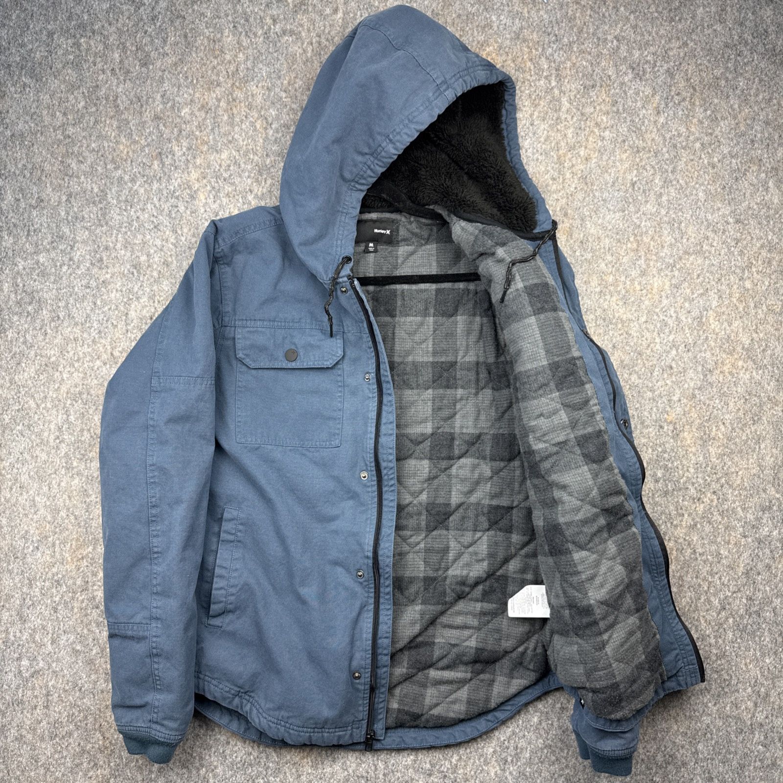 Hurley Winter Jacket Flannel Lined
