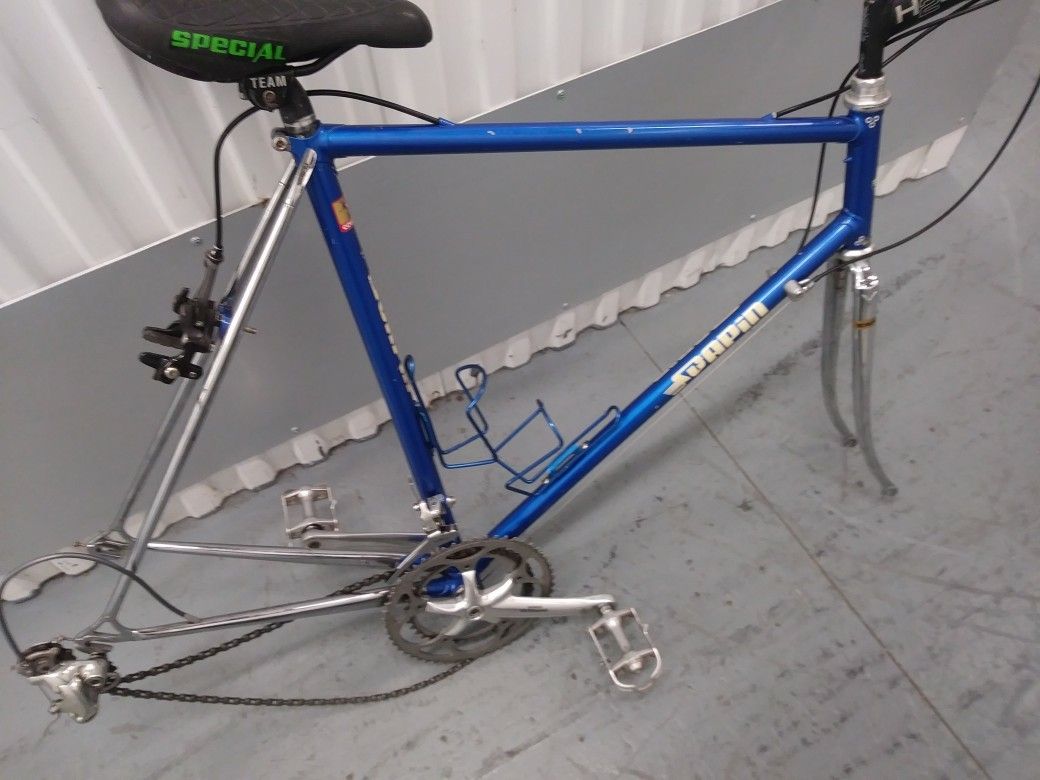 Vintage italian bike "scapin" frame and fork!!