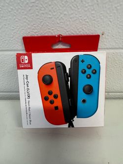 New Nintendo Switch Joy-Con Neon Red and Blue