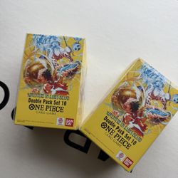 One Piece Adventure On Kami's Island Double PAck Set 10 Card Game TCG