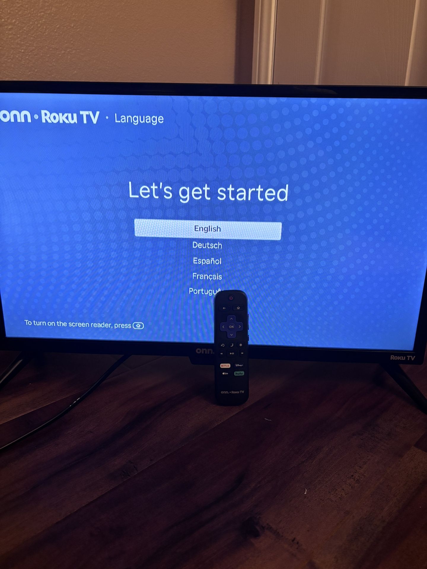 24” onn. roku tv