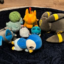 Pokémon plushies