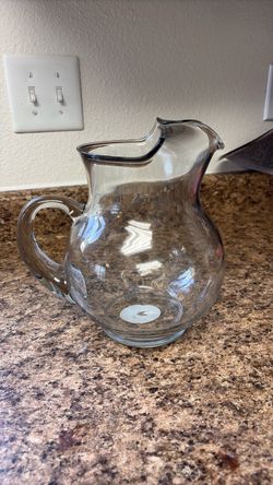 89.5 oz Glass Round Pitcher with Handle - Threshold