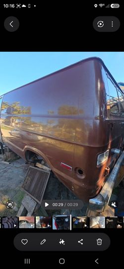 1977 van body with truck chassis