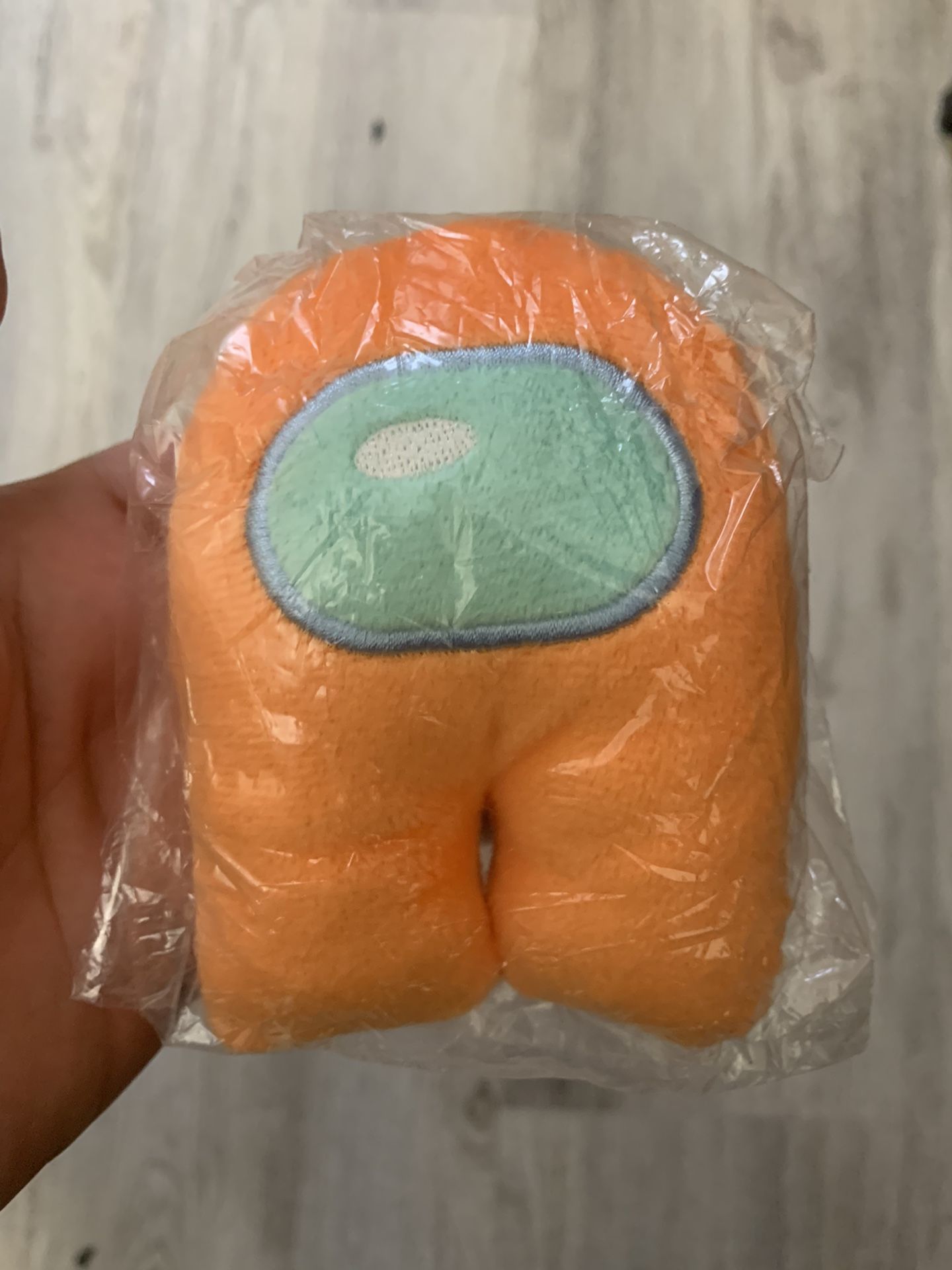 Orange Color Among Us Plush Toy