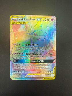 Pokemon, Muk & Alolan Muk GX (Secret) - SM - Unbroken Bonds