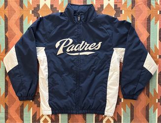 MLB San Diego Padres Majestic Authentic Collection Jacket Kids Medium Loose Fit