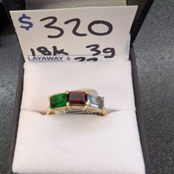18k Birthstone Ring