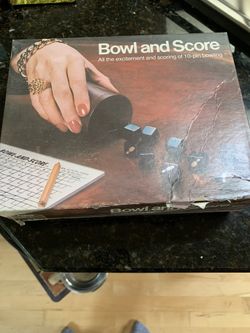 Bowl And Score Game