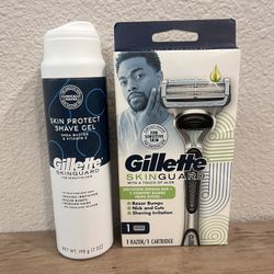 Gillette Skinguard Bundle Razor And Shaving Cream  $7