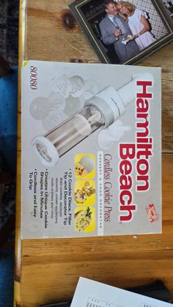 Hamilton Beach cordless cookie press