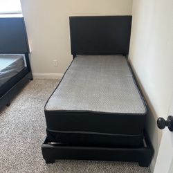 New Twin Size Bed With Mattress And Free Delivery 