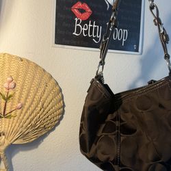 Brown vintage Hobo Coach Bag 
