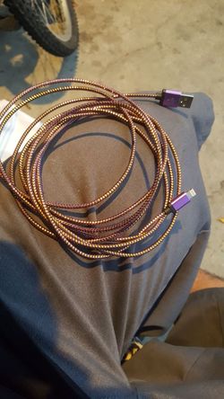 Iphone 7 6 6s sync charger cord (7 )feet