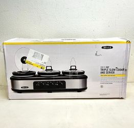 Triple slow cooker