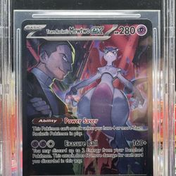 Rockets Mewtwo Ex BGS PRISTINE 10