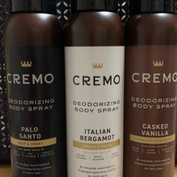 Cremo Deodorizing Body Spray 2 For $10 ❗️