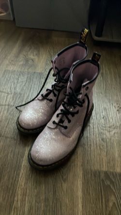 Doc Martens lilac metallic sparkle size 9