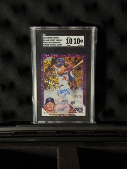 2023 Topps Chrome Miguel Vargas RC Auto SGC 10/10