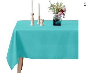 60x102 turquoise tablecloths
