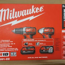 Milwaukee Impact/Drill Combo