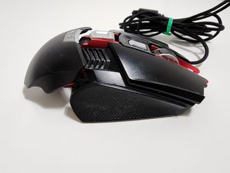 BlackWeb RGB Programmable Gaming Mouse with Adjustable Palm Rest