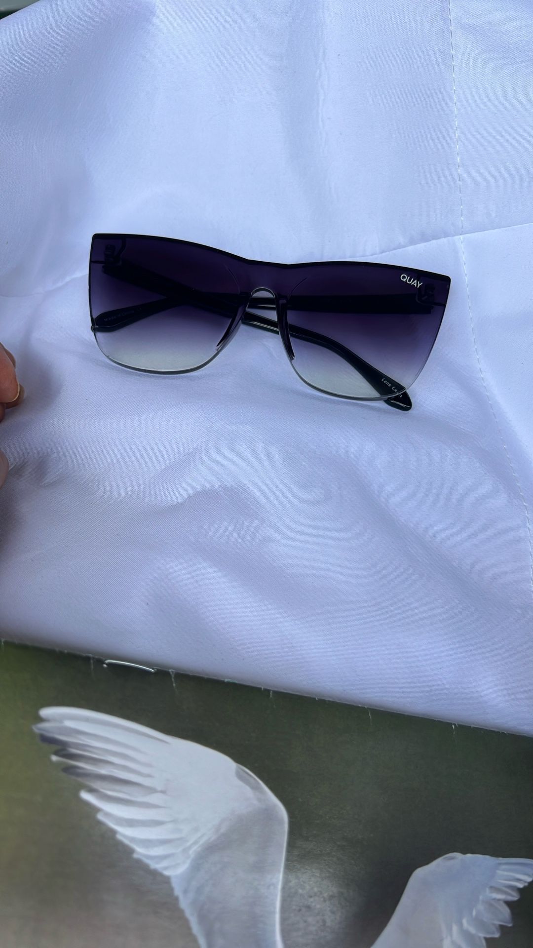 Quay Australia Black and Gray Sunglasses