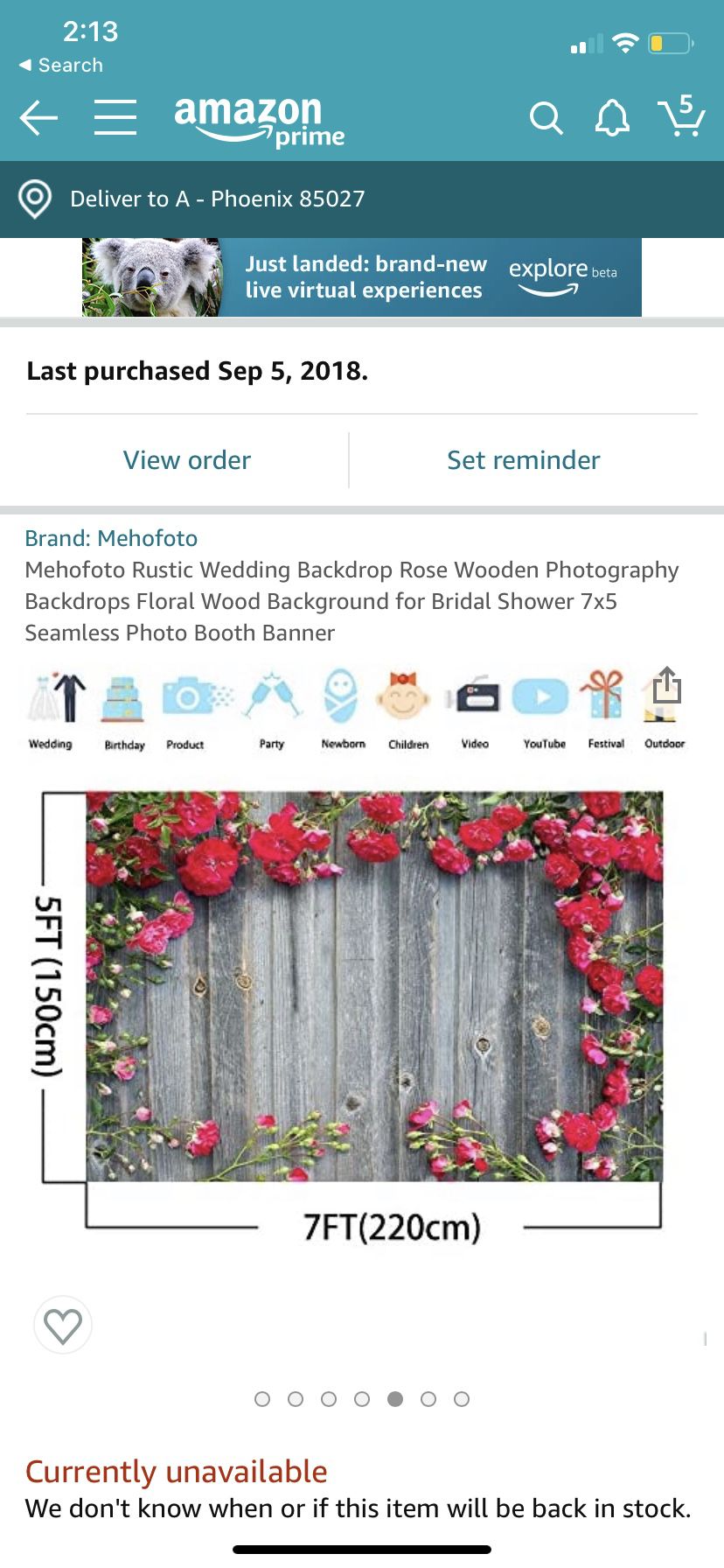 Rustic Photo Backdrop For wedding,  birthdays, Events 