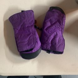 Girl Mitten Purple Age 5-9