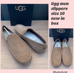 Ugg Men Slippers Size 10 New In Box $75 Firm Cash Or Zelle Only 