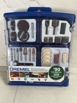 Dremel 708 01 All Purpose Rotary Tool Accessory Storage Kit 108 Pieces
 (A1G011447)