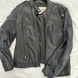 Hollister Leather Jacket 