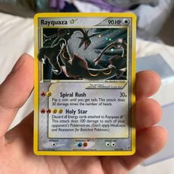 Rayquaza Gold Star 