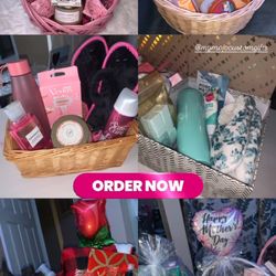 Custom Made 2 Order Mother’s Day Gift Baskets 