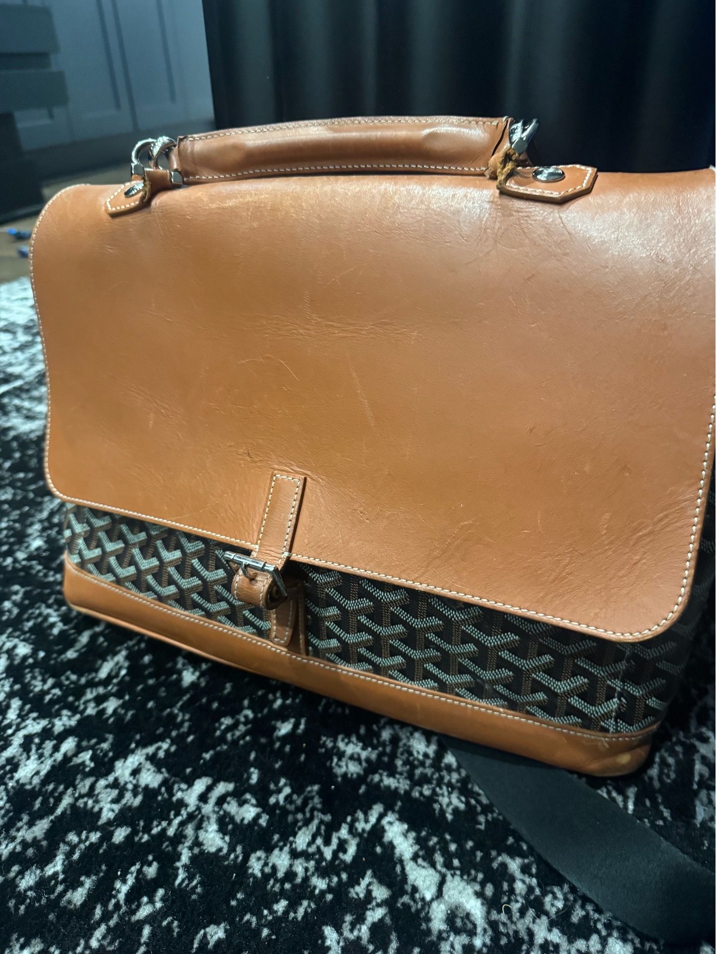 Goyard Goyardine Citadan Bag brown
