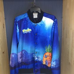 Hot Topic Spongebob Bomber Jacket Size S