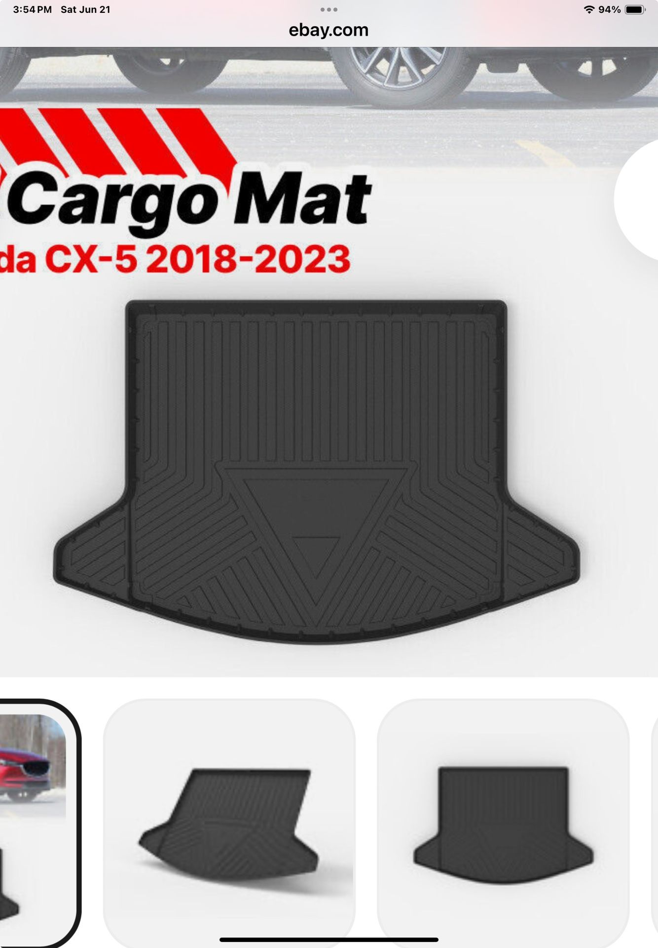 Cargo Matt For Mazda CX 5