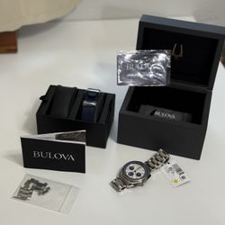 BULOVA Lunar Pilot 98K112 Chronograph Stainless Men's Watch