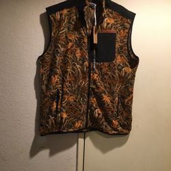 Simply Southern Men Vest, XL Black / Fall Print
