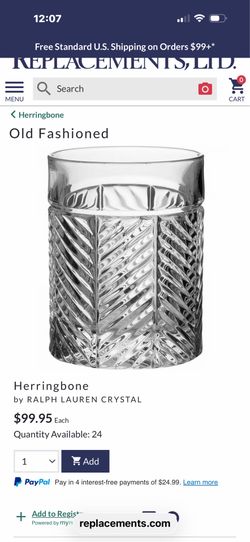 Ralph Lauren whiskey glasses