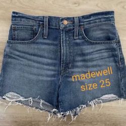Madewell The Perfect Jean Short Size 25 