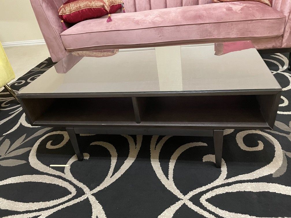Modern Glass Top  Center Table