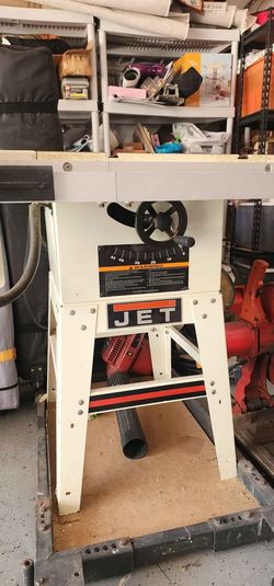Jet Table Saw 10" contractor saw model JWTS-10JF