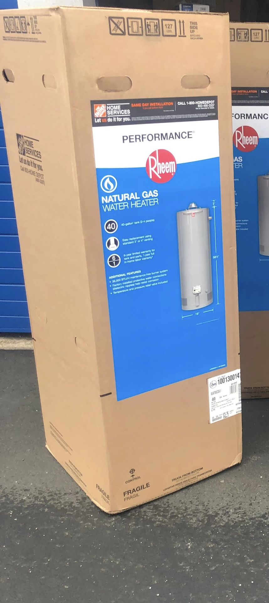 40 Gallon Water Heater