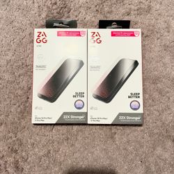 2 Brand New ZAGG XTR6 Screen Protector for iPhone 18/17 Pro Max with Lifetime Warranty. $70 OBO