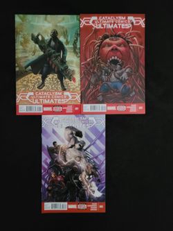 Cataclysm Ultimate X-Men #1-3 Complete Set Marvel Comics
