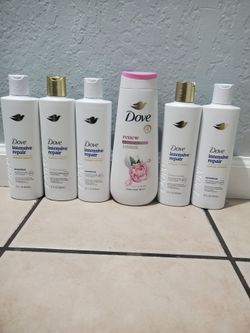 Dove bodywash shampoo and conditioners $20