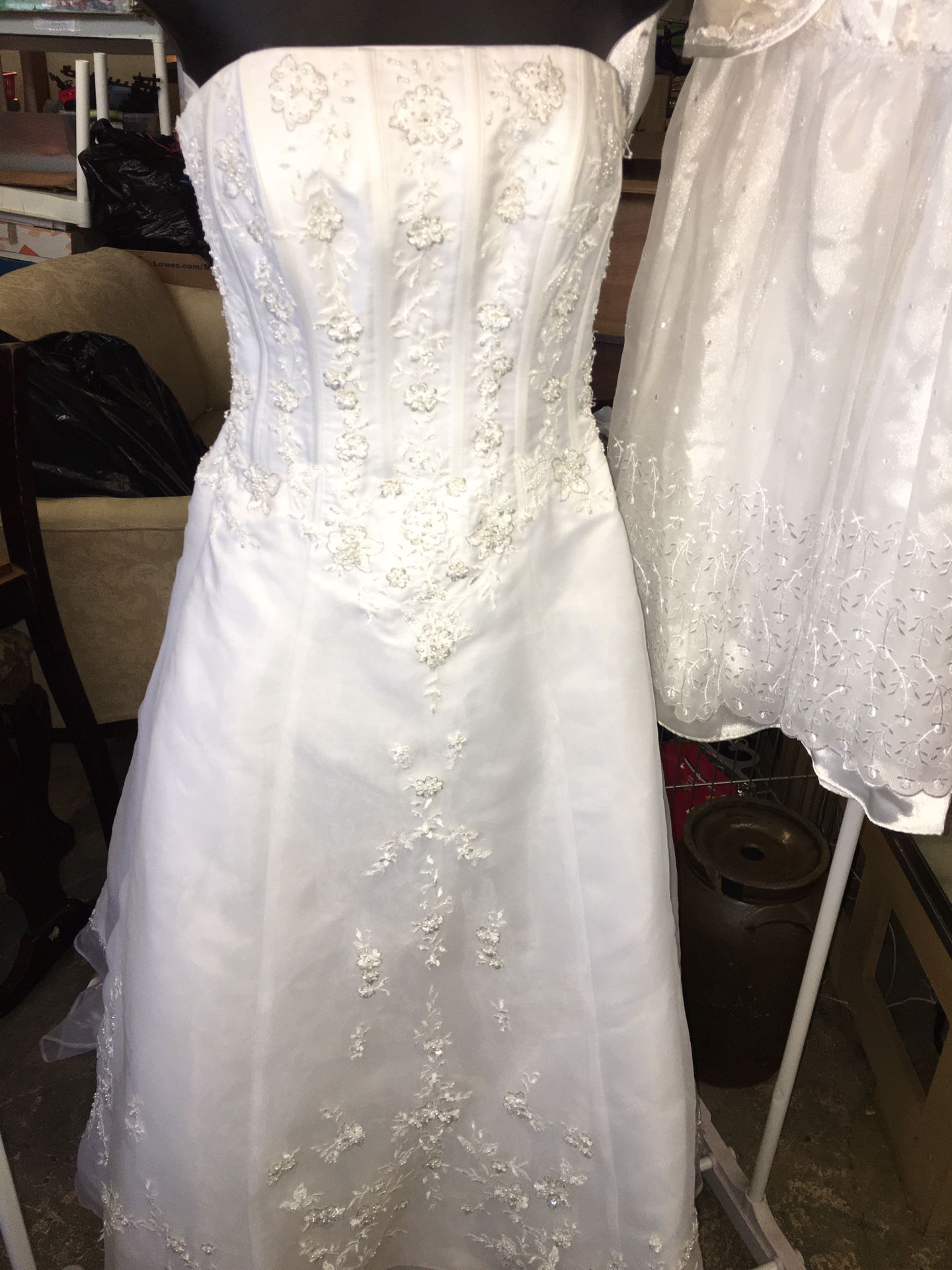 David’s Bridal size 2p wedding dress